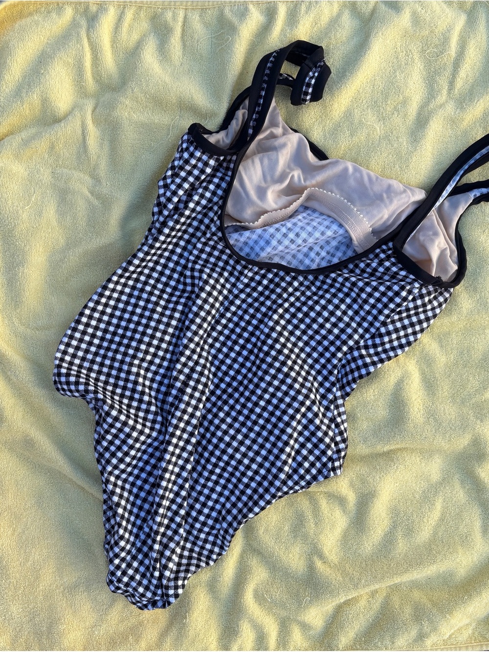 Vintage Pacific Connections Gingham One Piece - Picture 2 of 4
